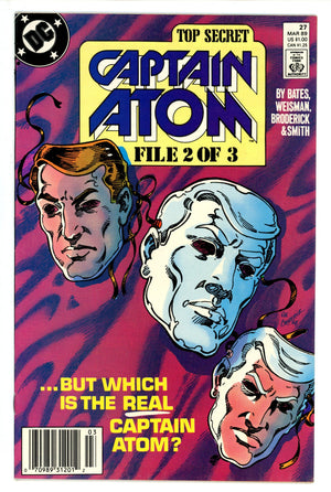 Captain Atom Vol 3 27 Newsstand (1989)