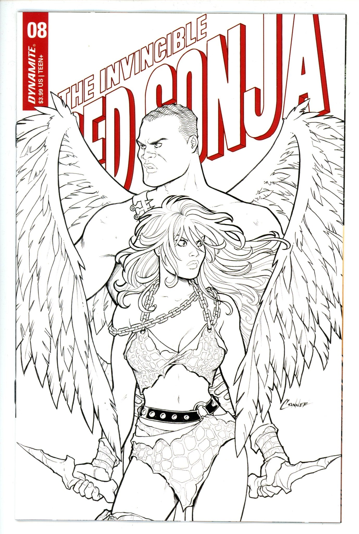 Invincible Red Sonja 8 Conner Variant (2022)