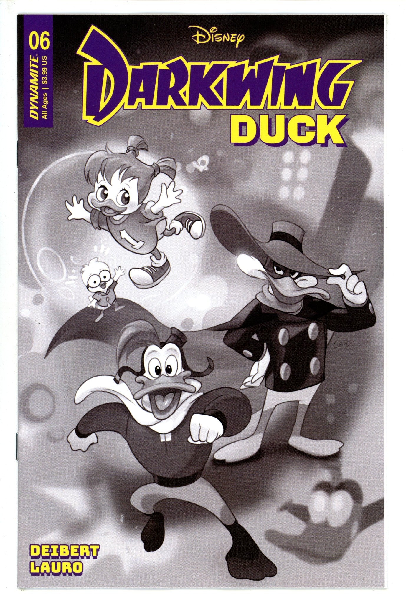 Darkwing Duck 6 Leirix B&W Incentive Variant (2023)