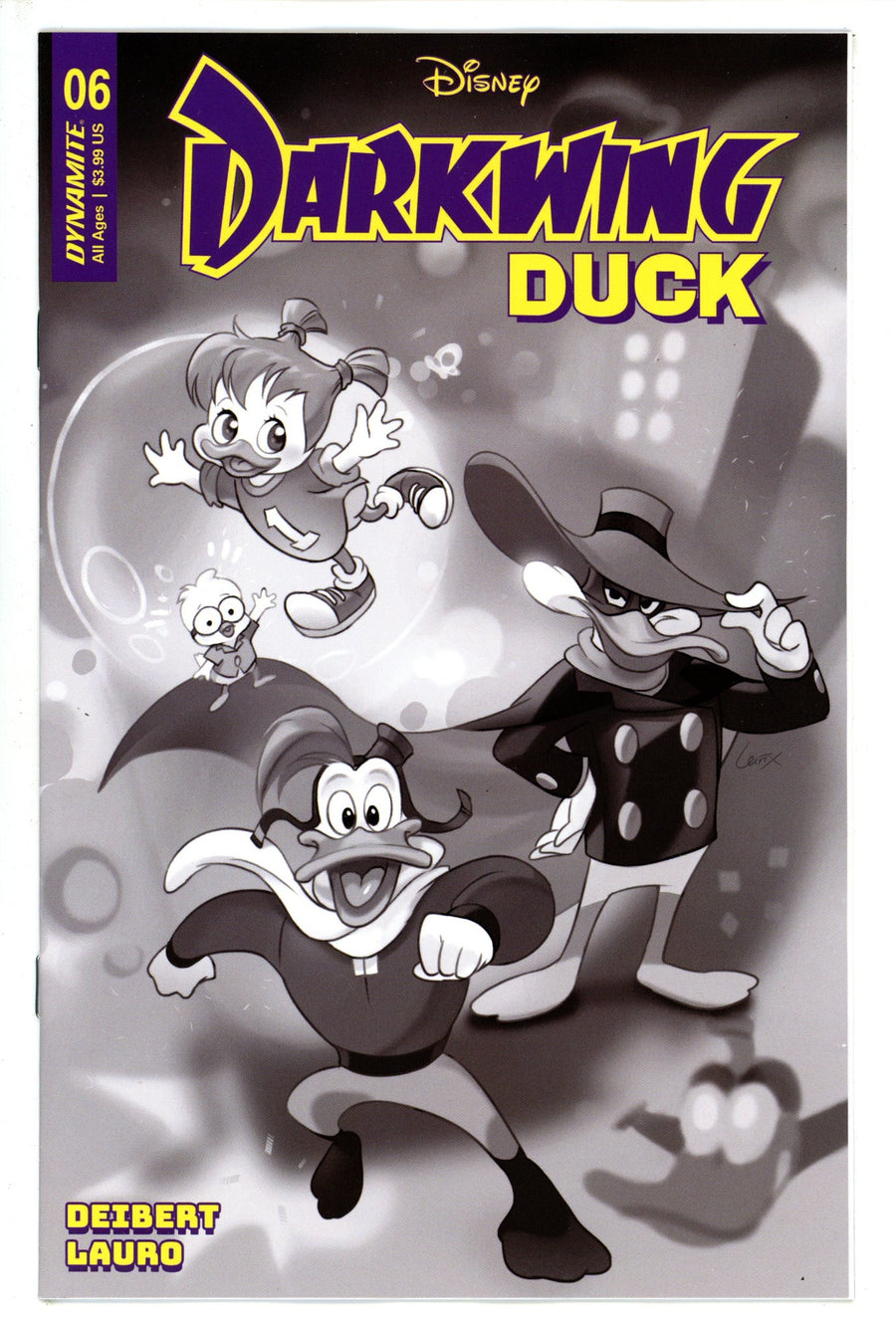 Darkwing Duck 6 Leirix B&W Incentive Variant (2023)
