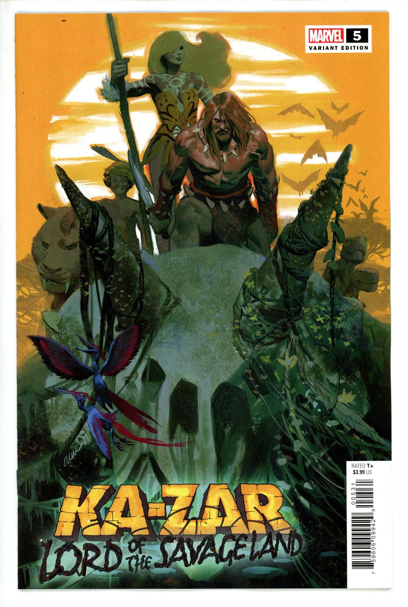Ka-Zar Lord of the Savage Land 5 Acuna Variant (2022)