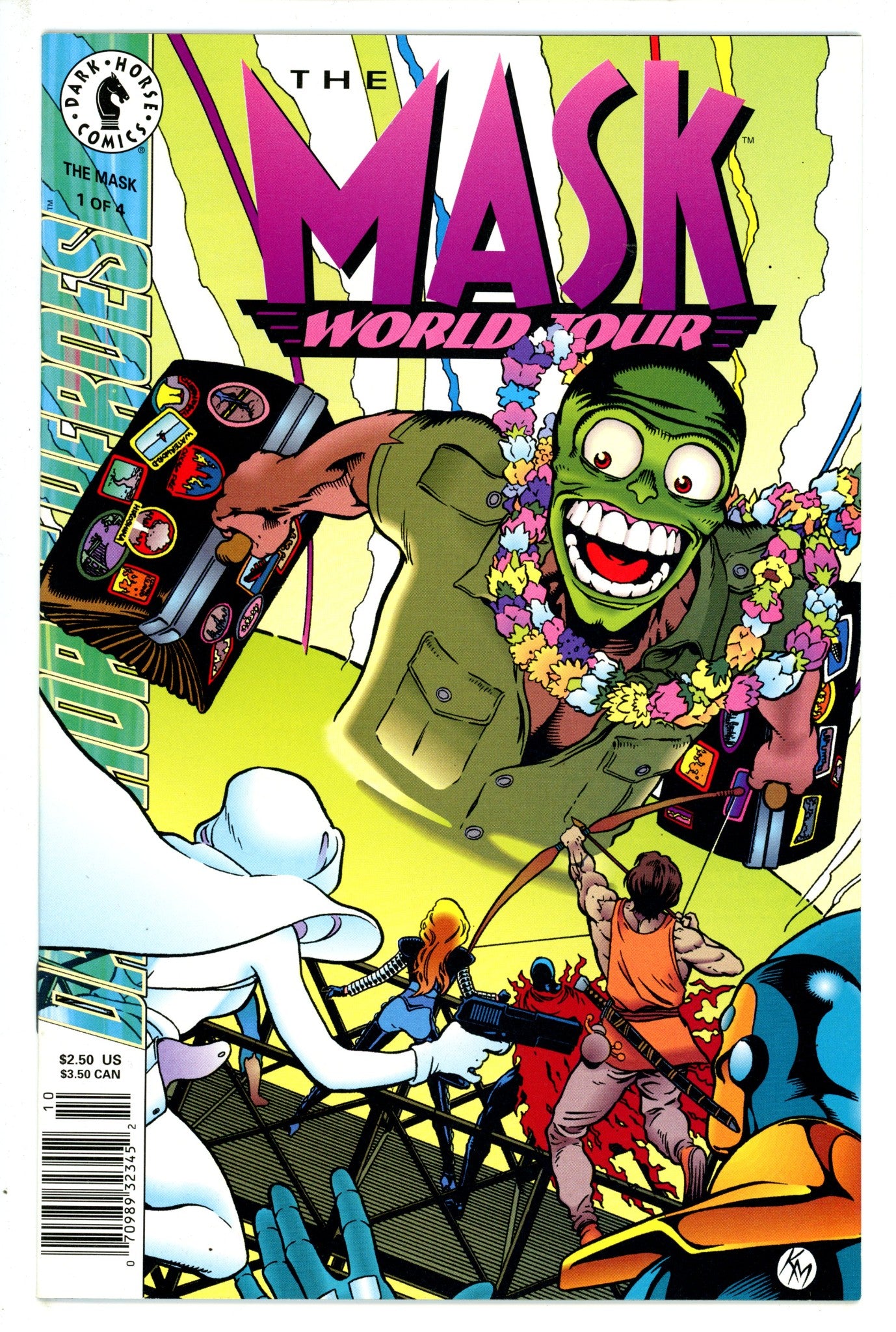 The Mask 10 Newsstand VF+ (1997)