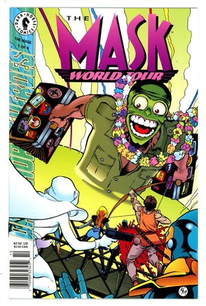 The Mask 10 Newsstand VF+ (1997)