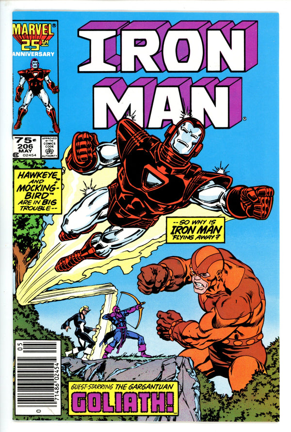 Iron Man Vol 1 206 Newsstand