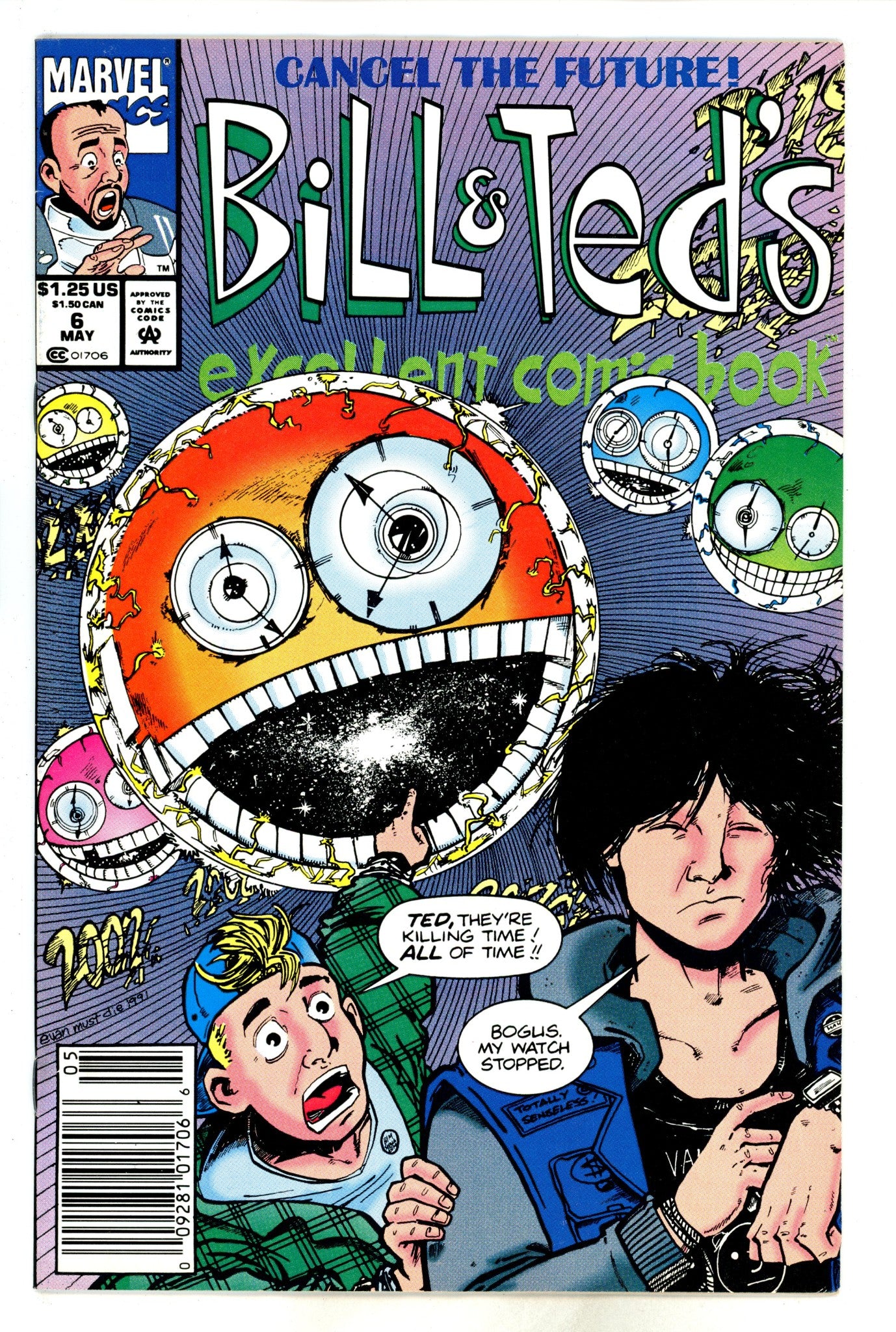 Bill & Ted's Excellent Comic Book 6 Newsstand