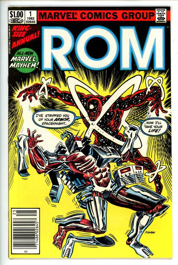 ROM Annual 1 Newsstand VF/NM (1982)