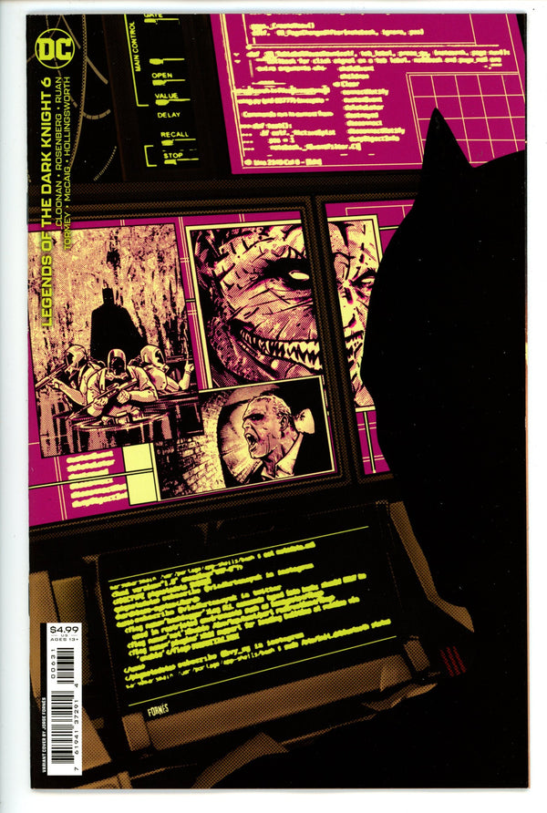 Legends of the Dark Knight Vol 2 6 Fornes Variant NM+ (2021)