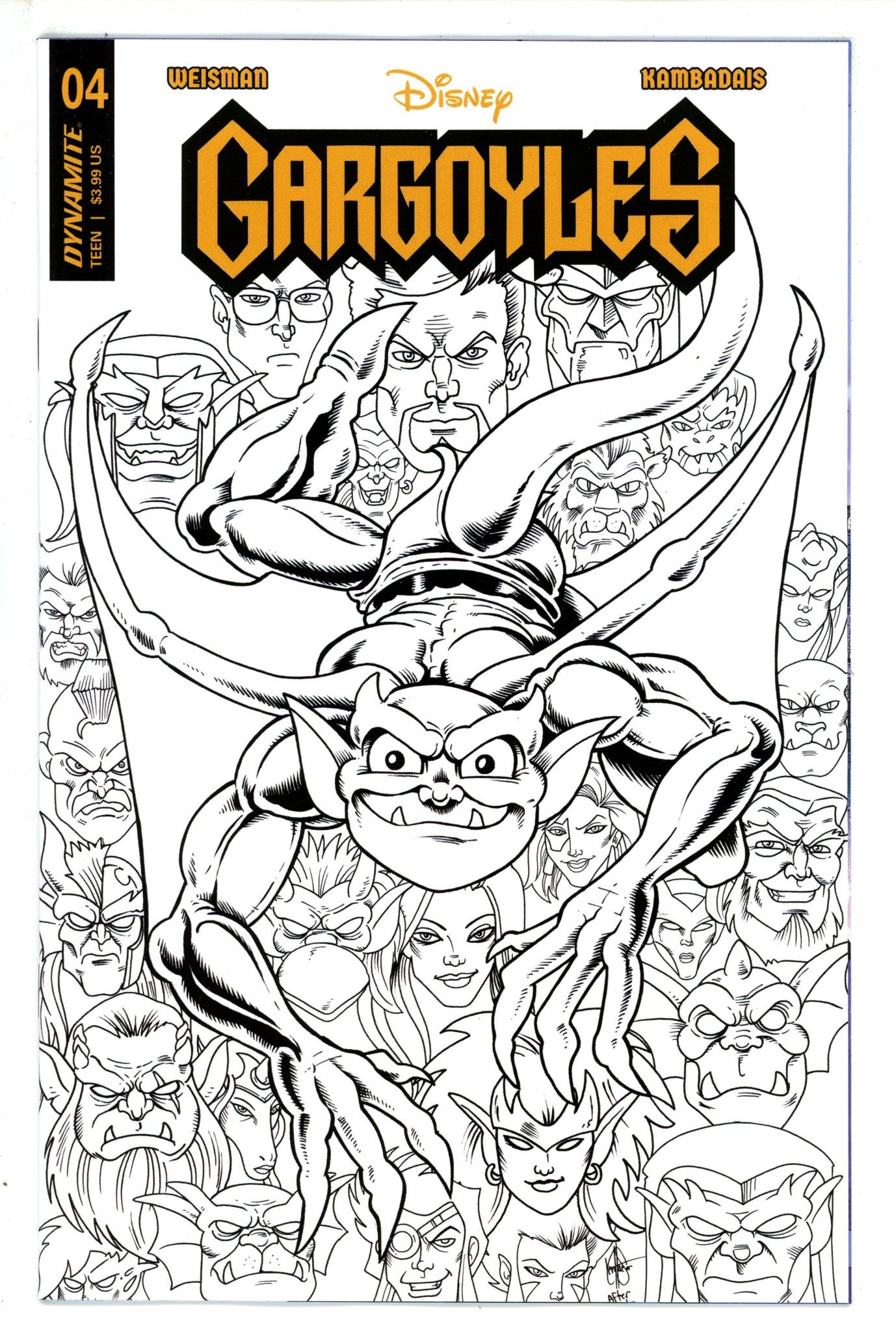 Gargoyles 4 Haeser B&W Incentive Variant (2023)