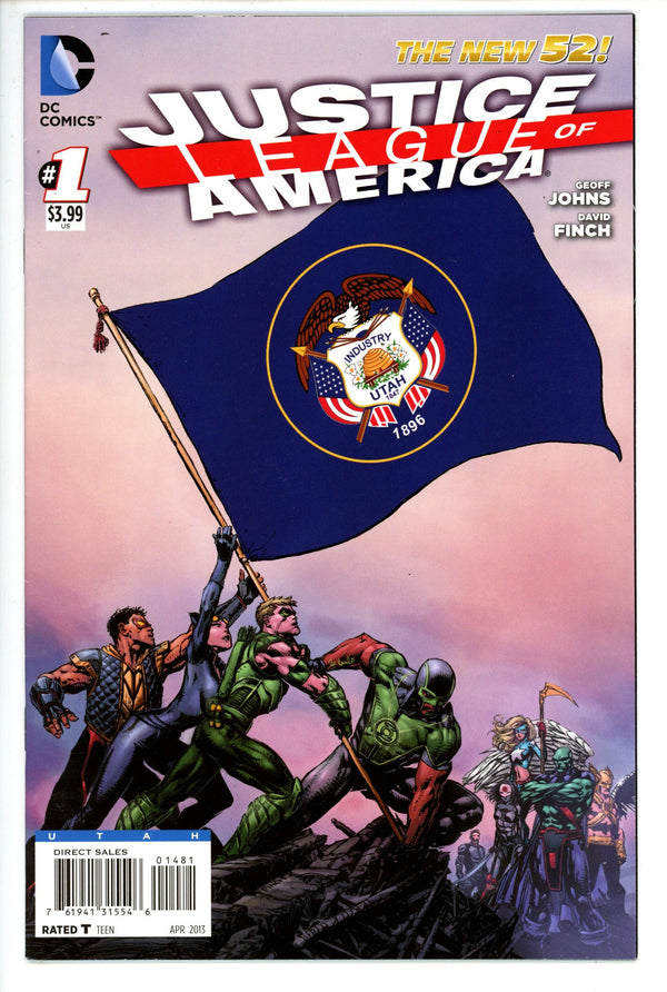 Justice League of America Vol 3 1 Utah Flag Variant