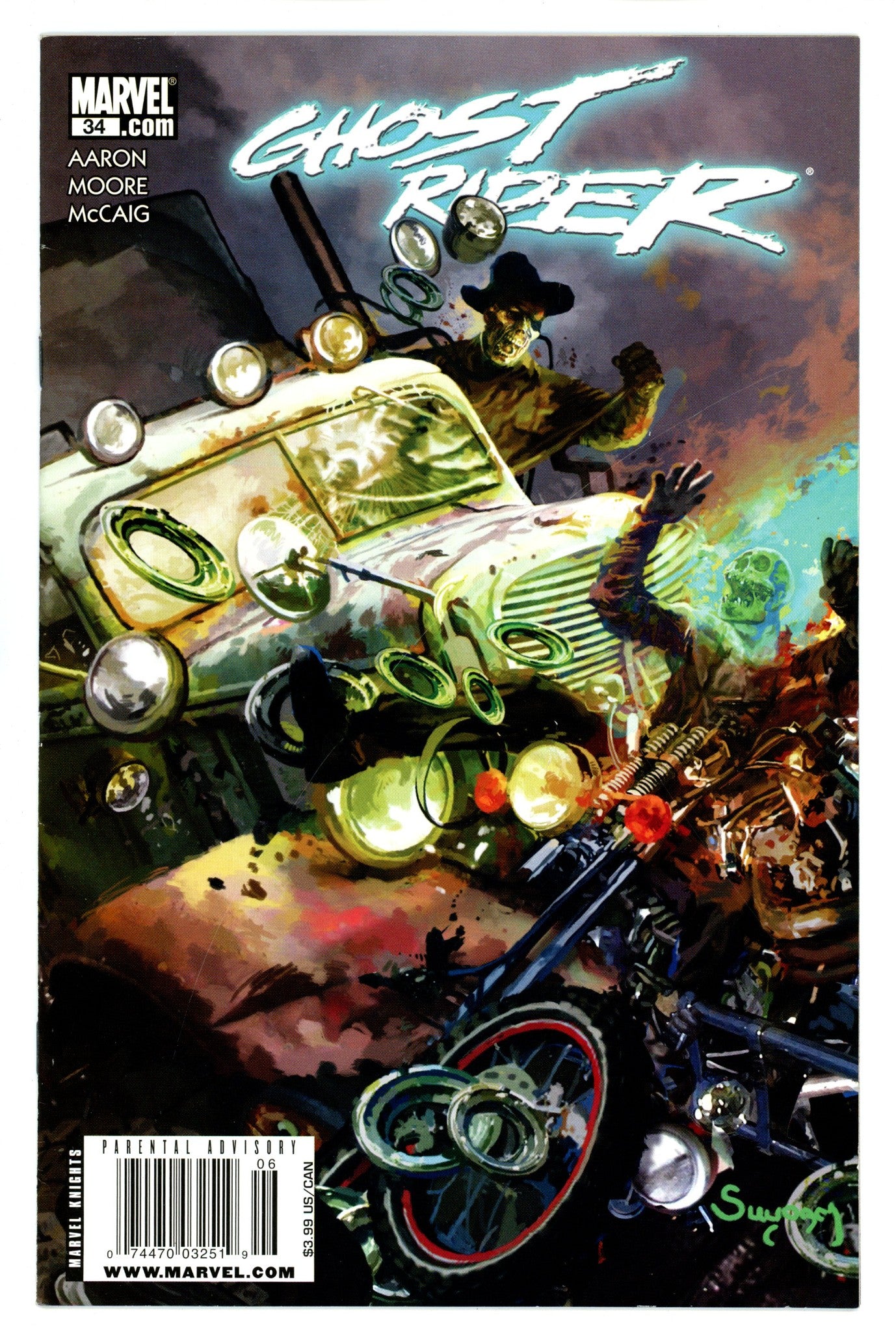 Ghost Rider Vol 5 34 Newsstand VF