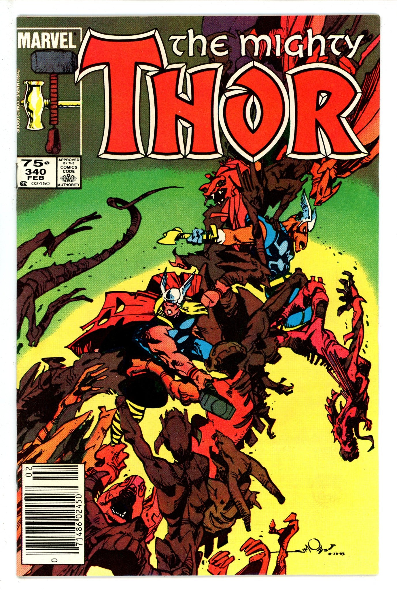 Thor Vol 1 340 Canadian Price Variant VF- (1983)