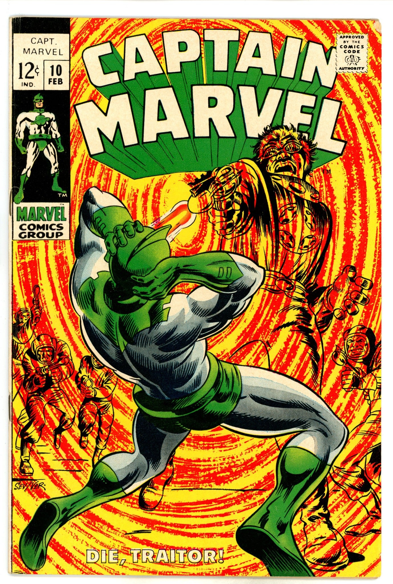 Captain Marvel Vol 1 10 FN