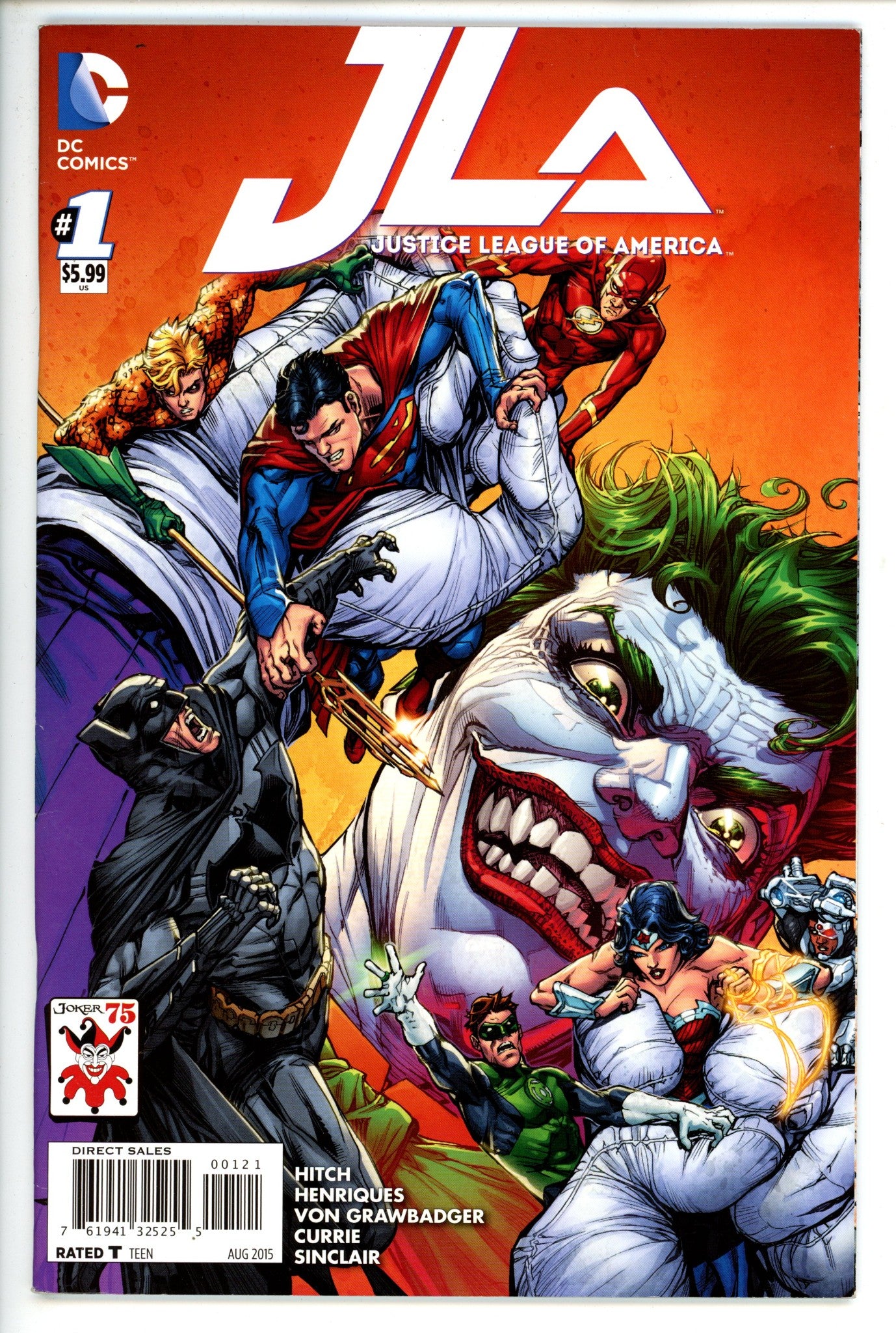 Justice League of America Vol 4 1 Porter Variant