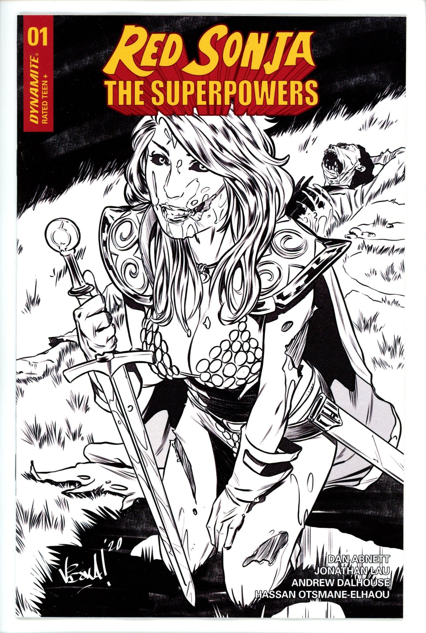 Red Sonja the Superpowers 1 Federici Variant-Dynamite-CaptCan Comics Inc