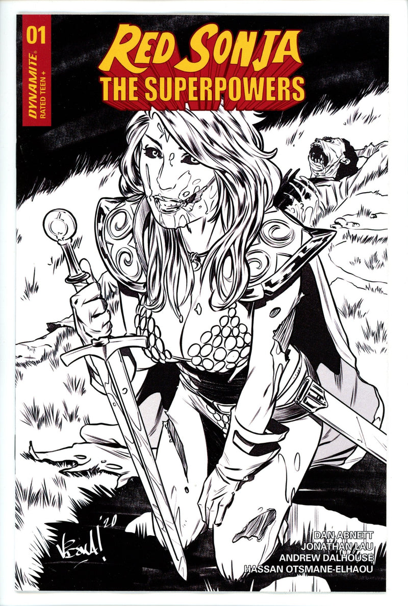 Red Sonja the Superpowers 1 Federici Variant-Dynamite-CaptCan Comics Inc