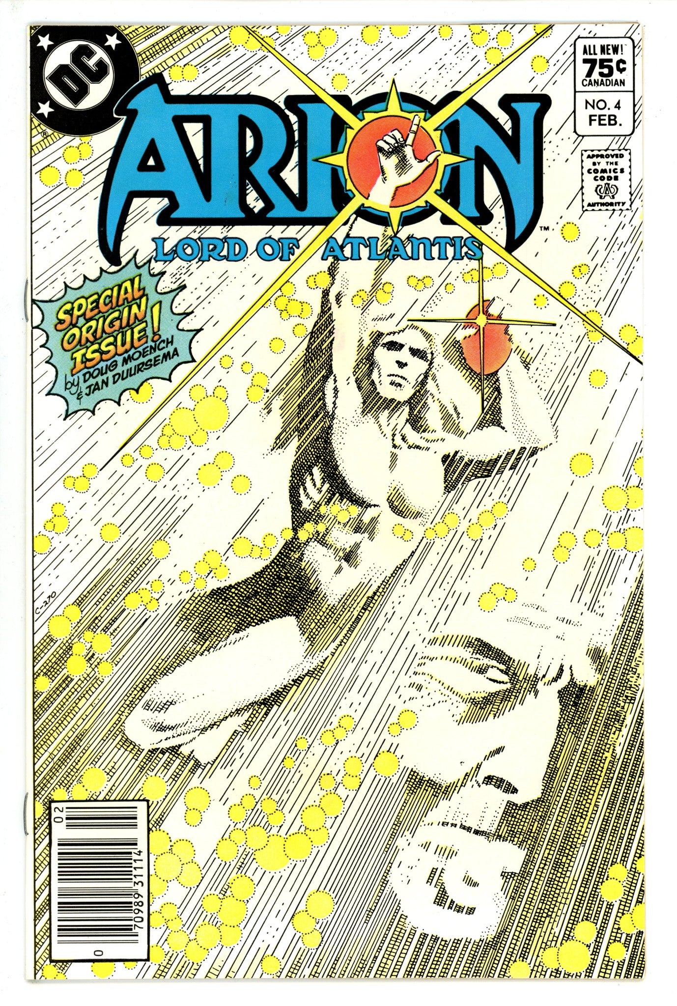 Arion, Lord of Atlantis 4 Canadian Variant VF/NM (1983)