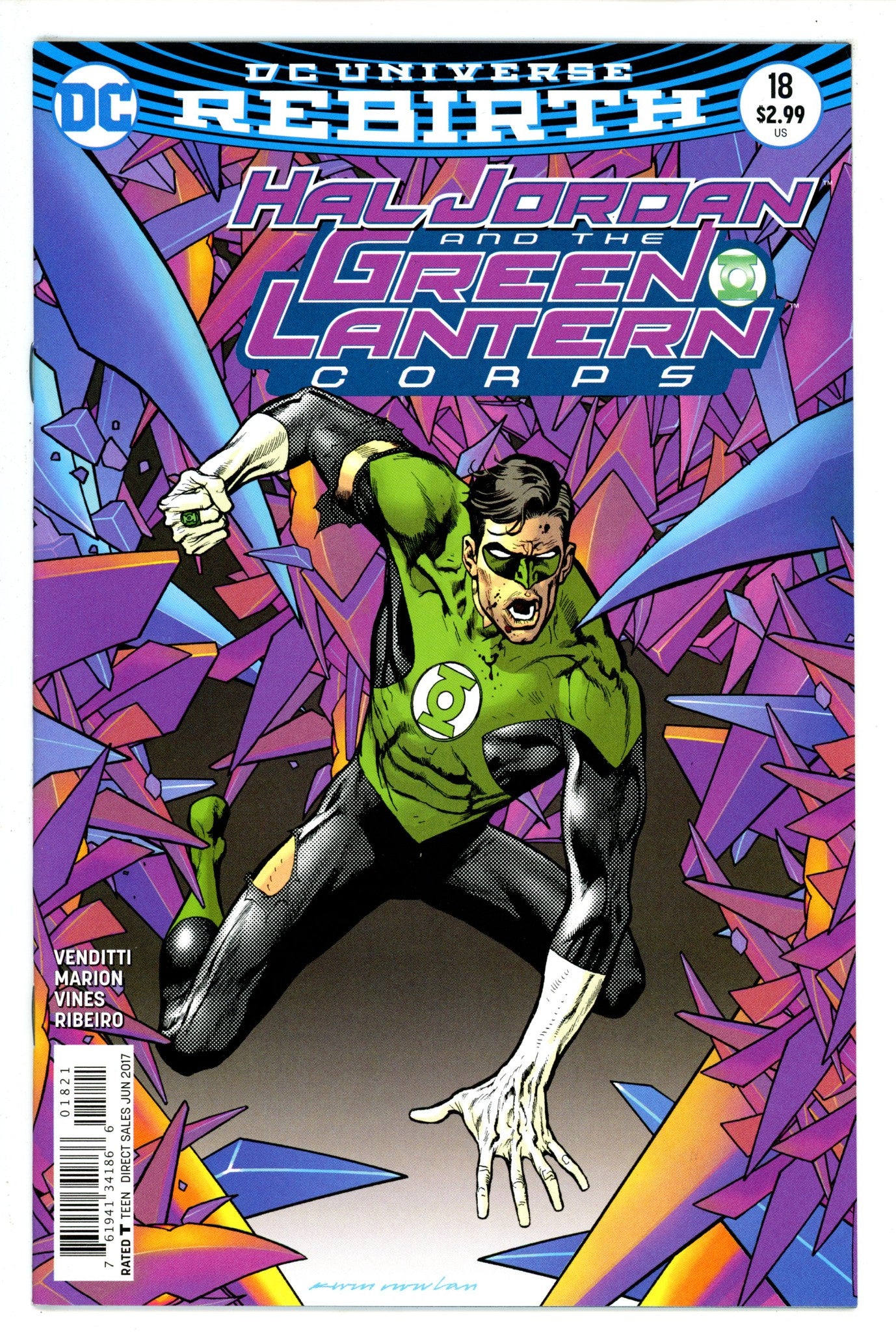 Hal Jordan and the Green Lantern Corps 18 Nowlan Variant