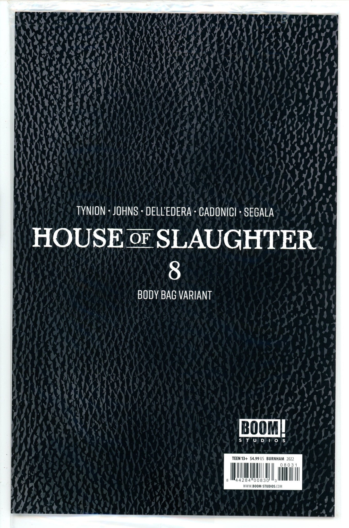 House of Slaughter 8 Burnham Bodybag Variant (2022)