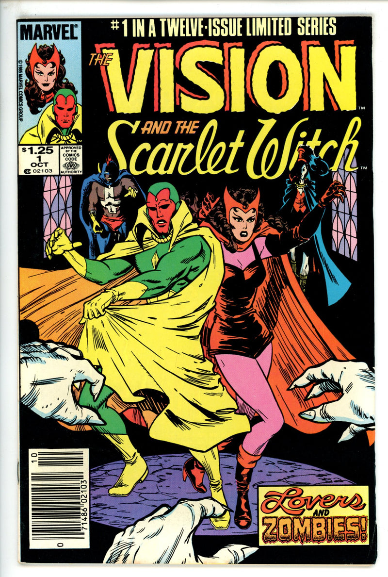 The Vision and the Scarlet Witch Vol 2 1 Newsstand VF- (1985)