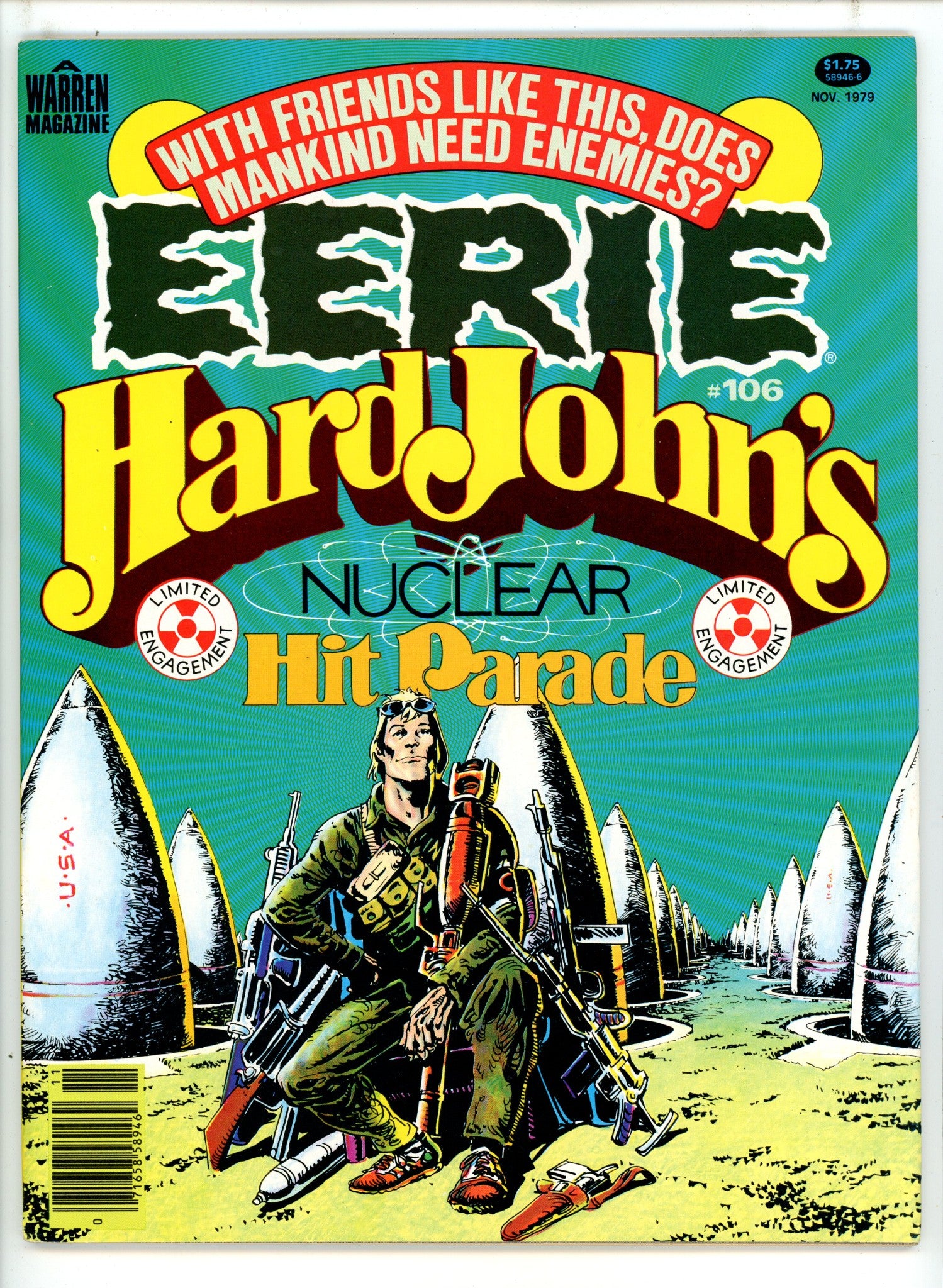 Eerie 106 Canadian Price Variant FN/VF (1979)