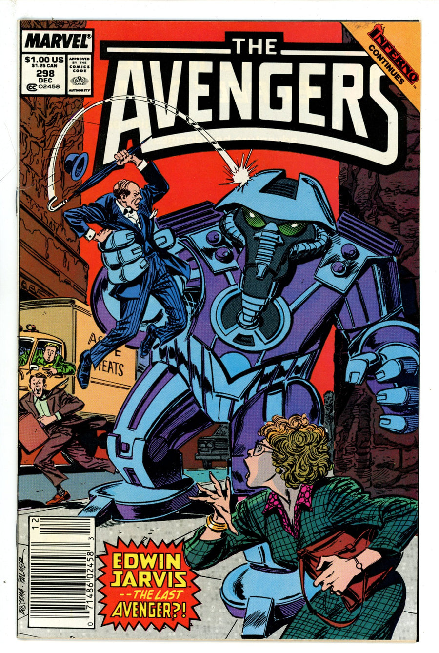 The Avengers Vol 1 298 Newsstand (1988)