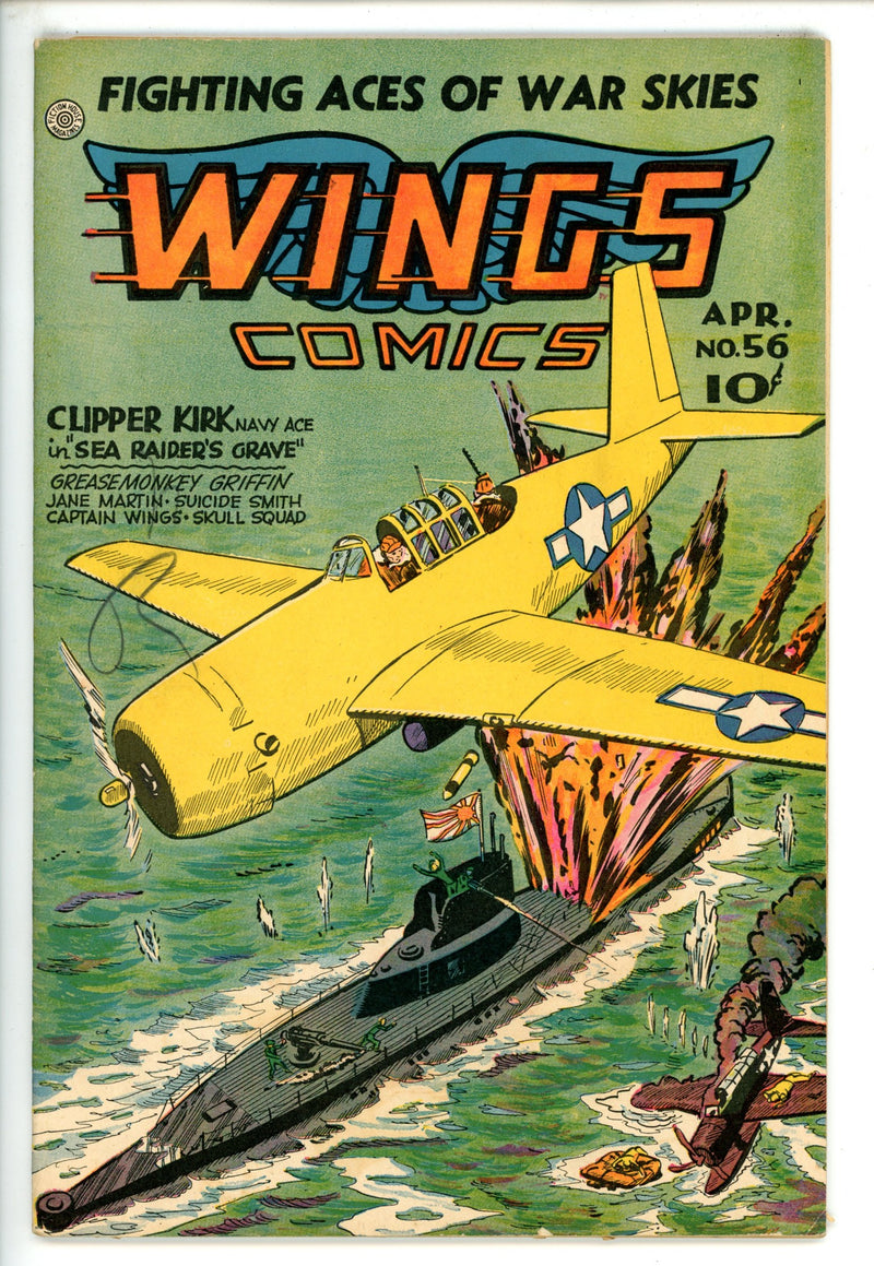 Wings Comics 56 VF-