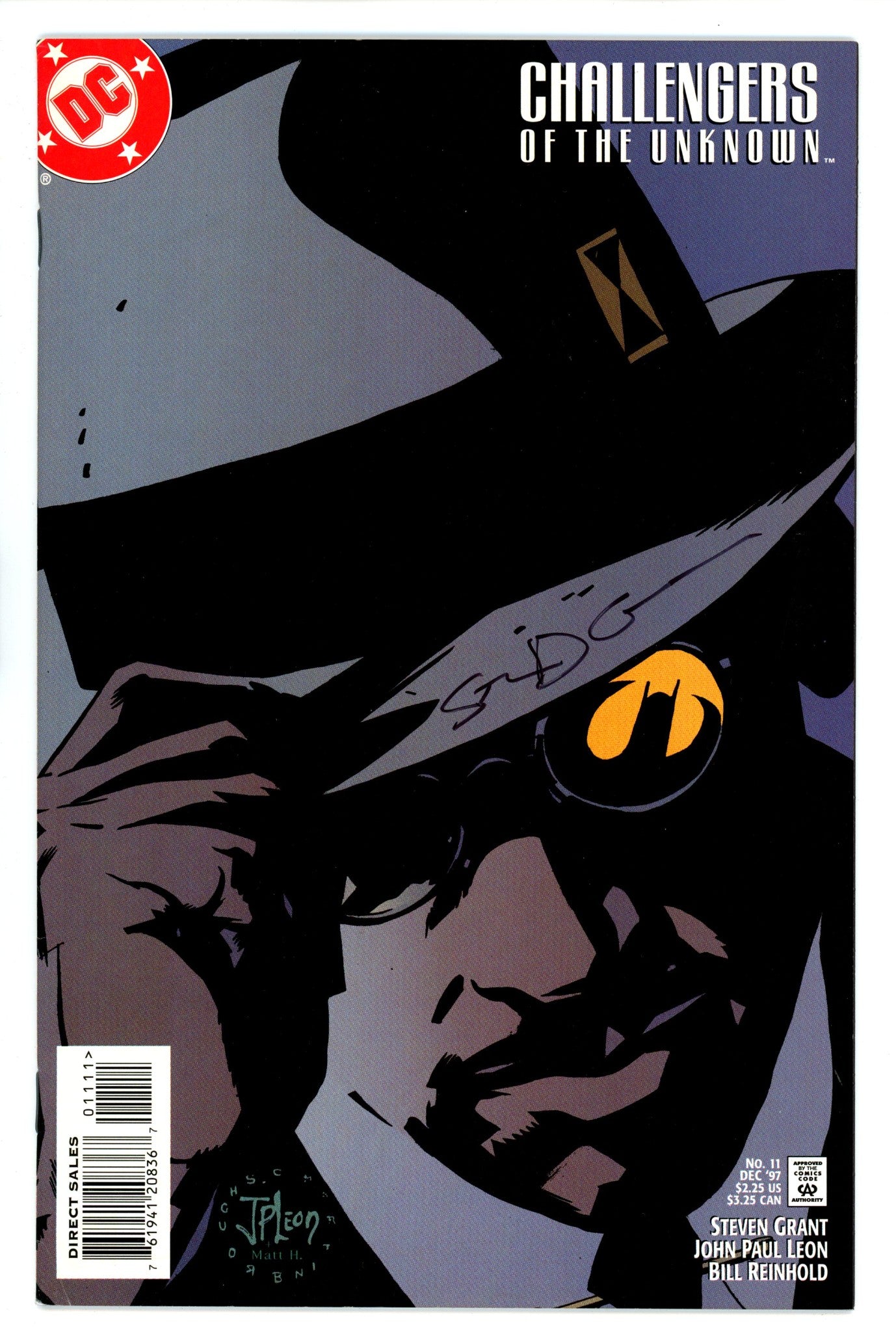 Challengers of the Unknown 11 Signed Grant