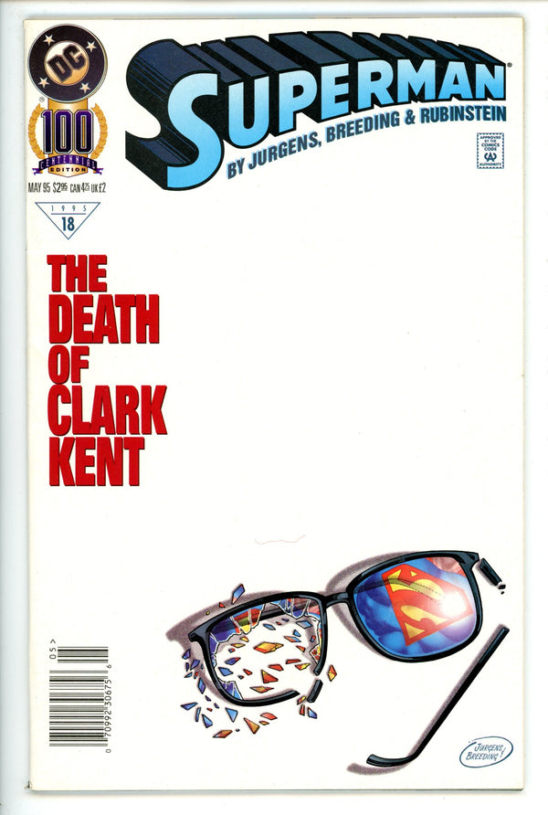 Superman Vol 2 100 Newsstand