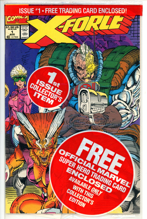 X-Force Vol 1 1 Newsstand - Gideon Card