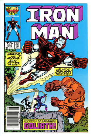 Iron Man Vol 1 205 Newsstand
