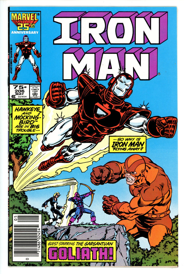 Iron Man Vol 1 205 Newsstand