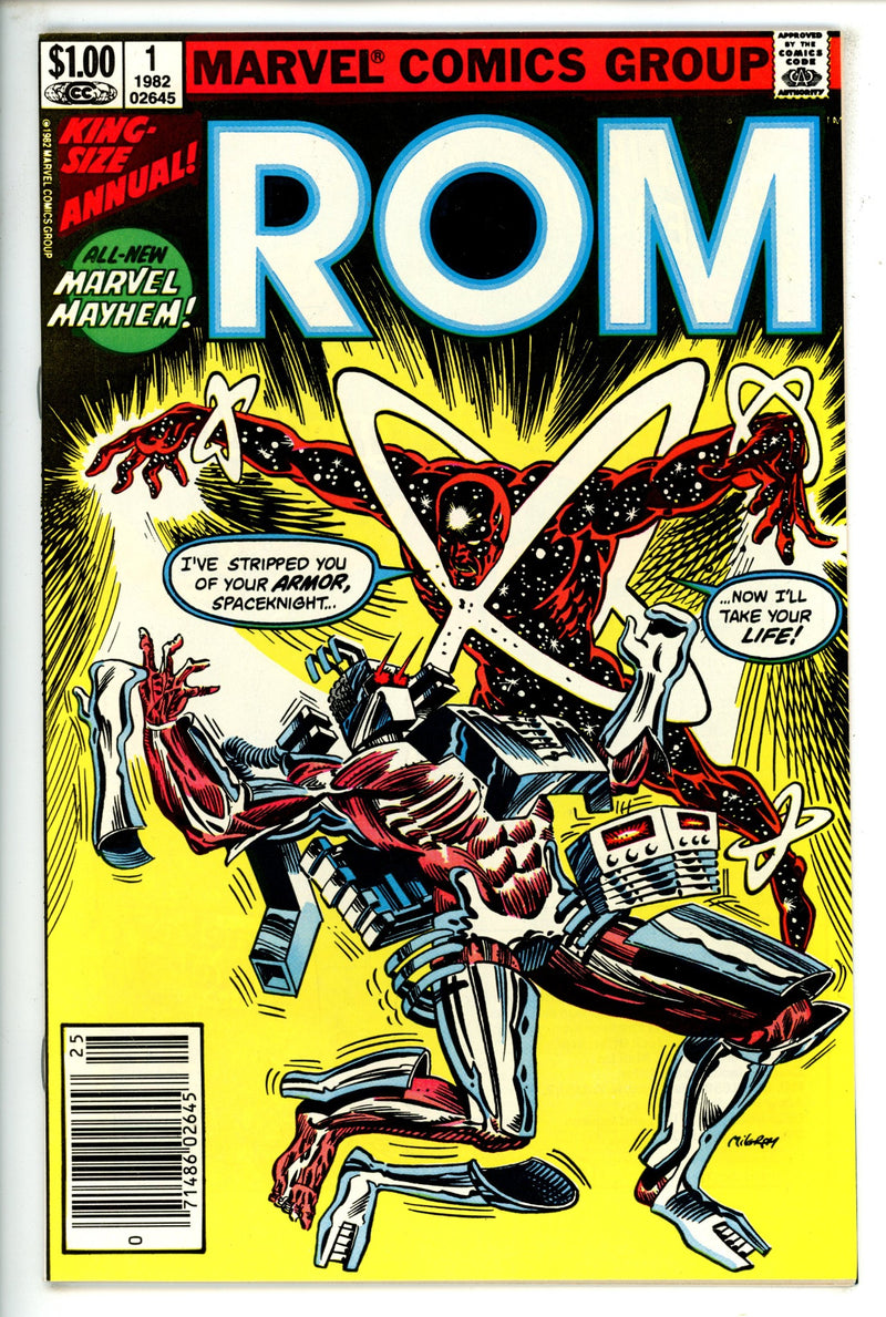 ROM Annual 1 Newsstand NM (1982)