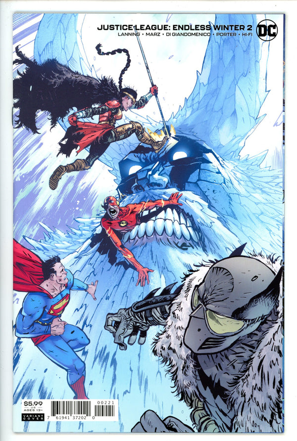 Justice League: Endless Winter 2 Johnson Variant