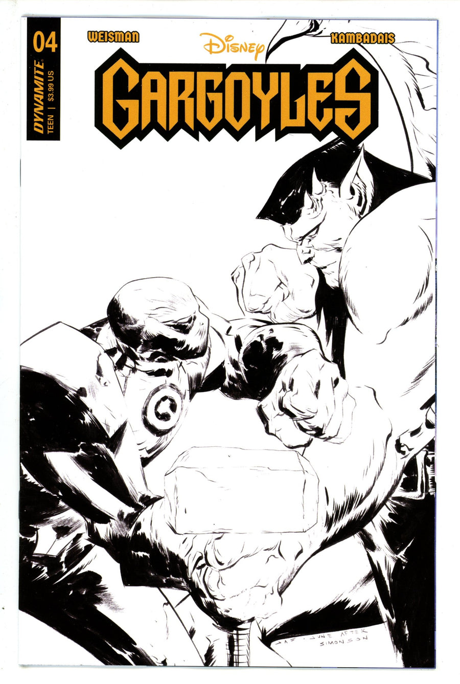 Gargoyles 4 Lee B&W Incentive Variant (2023)