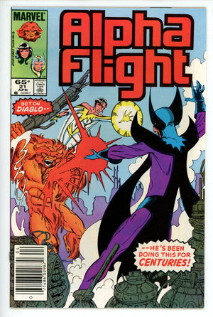 Alpha Flight Vol 1 21 Newsstand