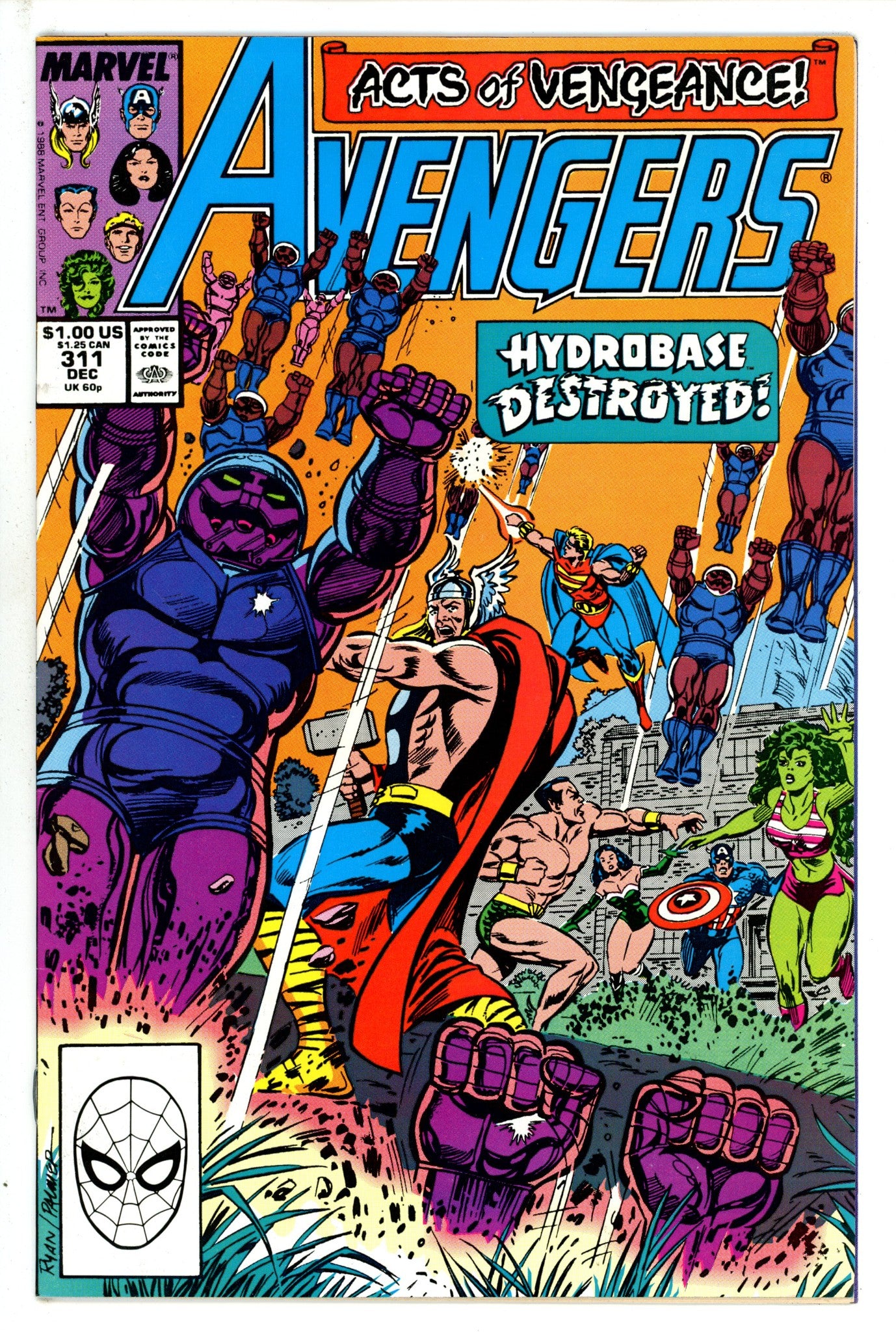 The Avengers Vol 1 311 (1989)