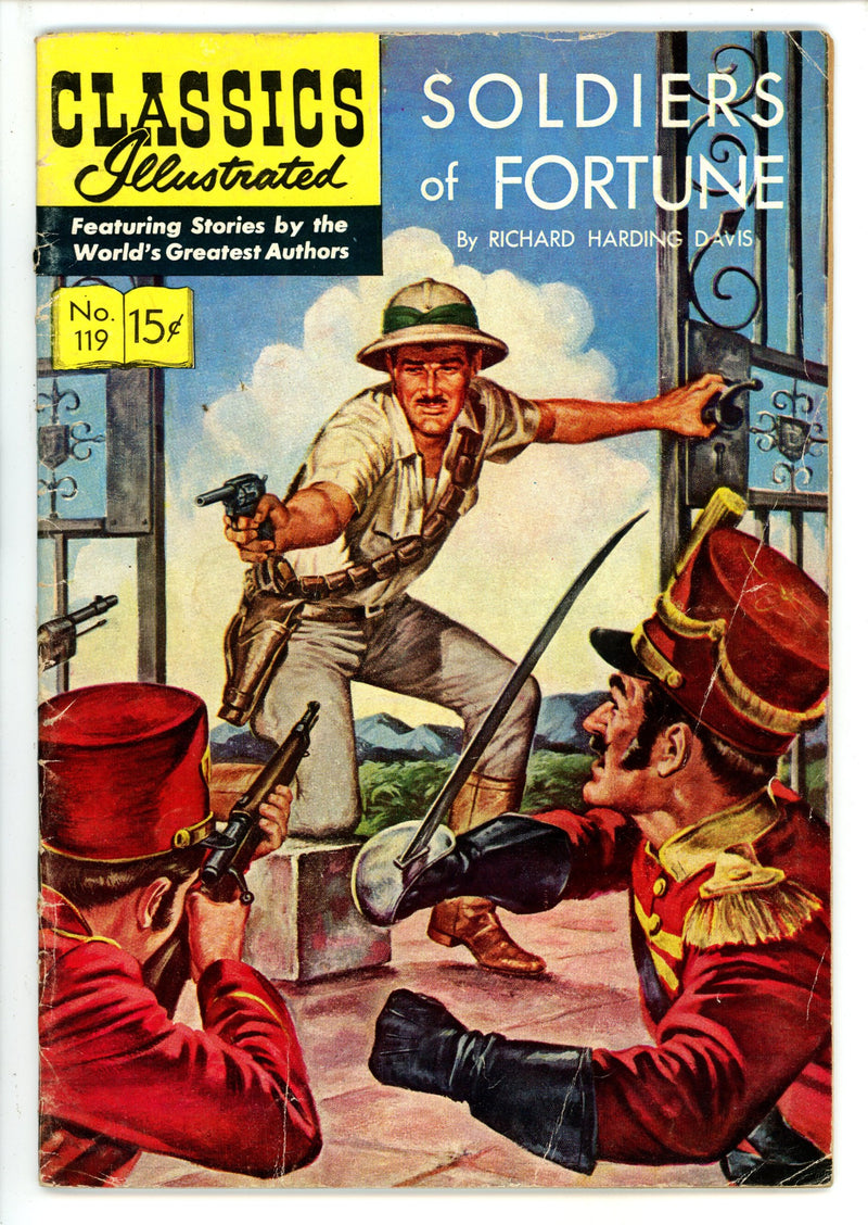 Classics Illustrated Soldiers of Fortune 119 HRN 120 VG-