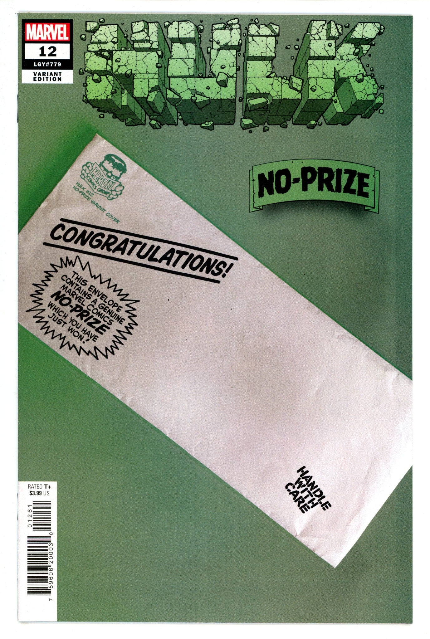 Hulk Vol 4 12 No Prize Variant (2023)