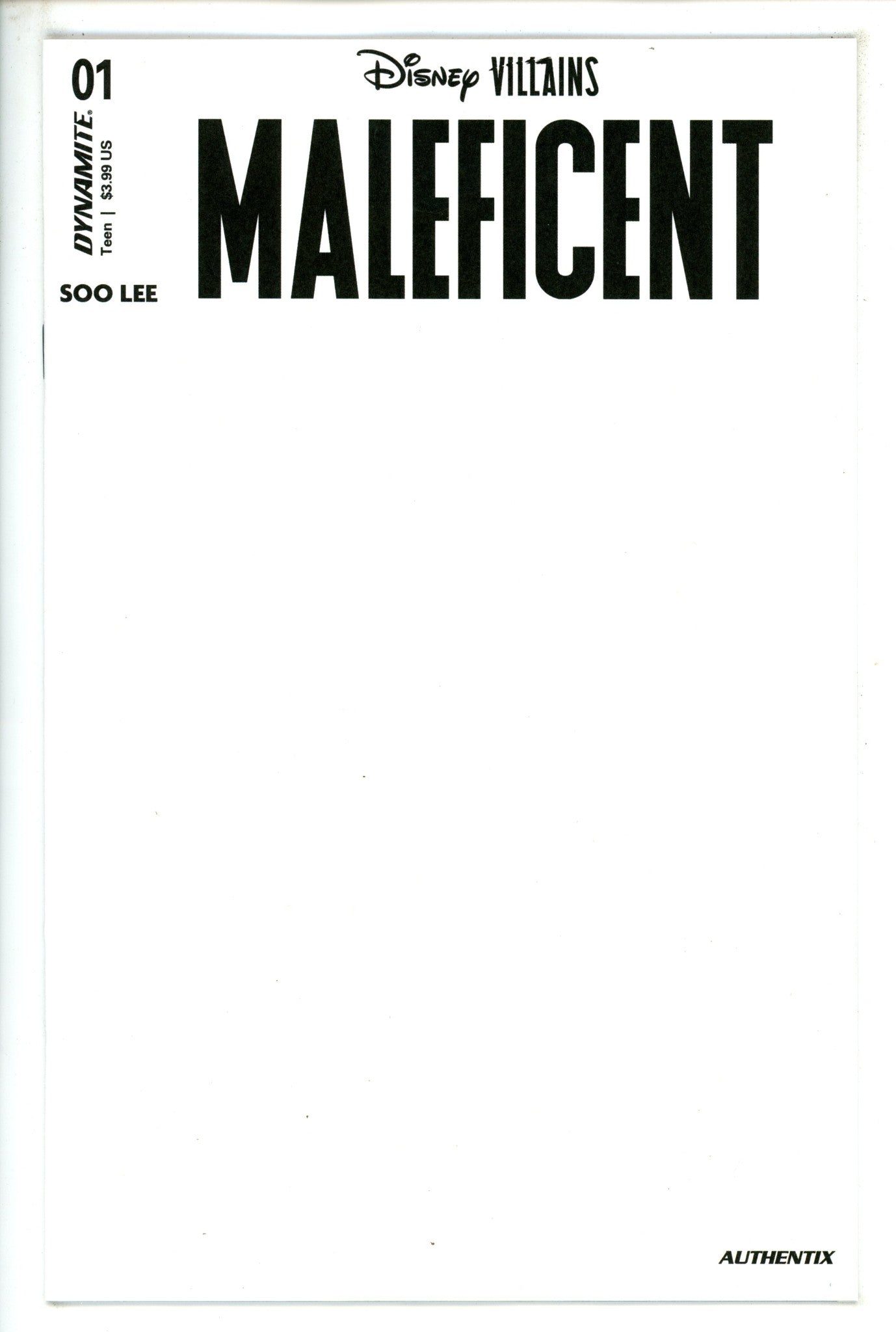 Disney Villains Maleficent 1 Blank Variant (2023)