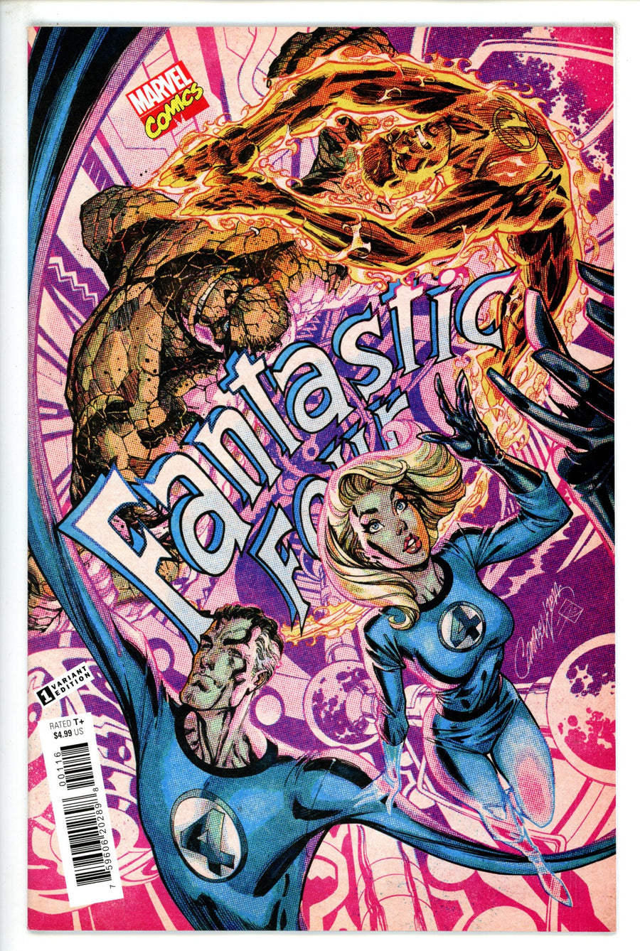 Fantastic Four Vol 7 1 Campbell Retro Variant VF/NM