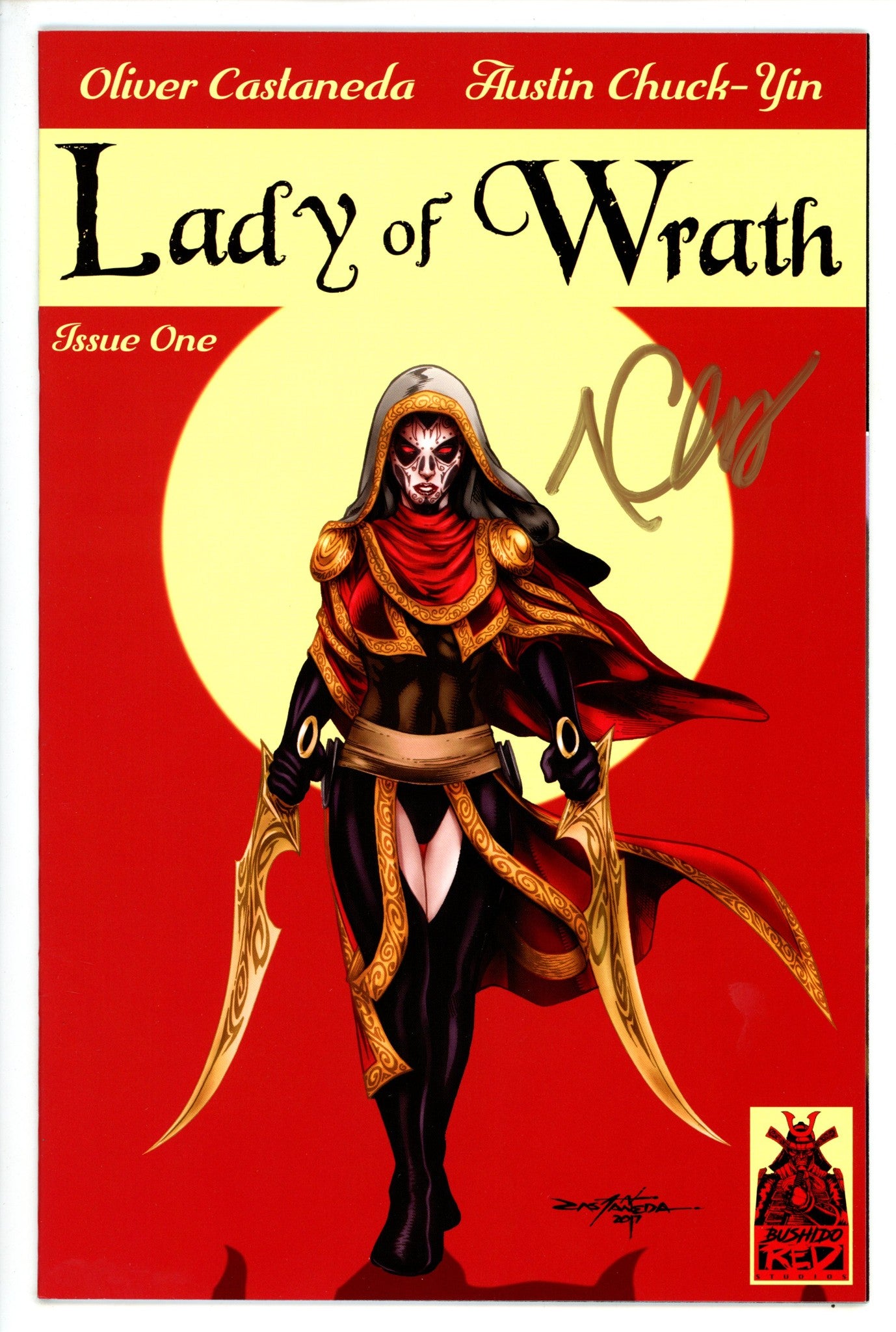 Lady of Wrath 1 Signed Castaneda NM
