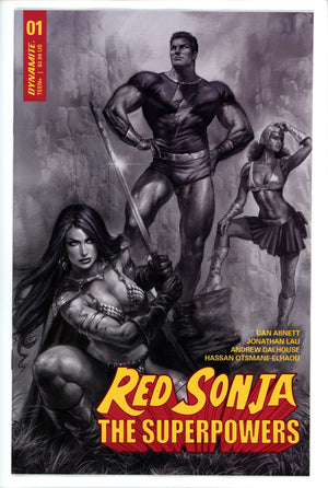 Red Sonja the Superpowers 1 Parrillo Variant