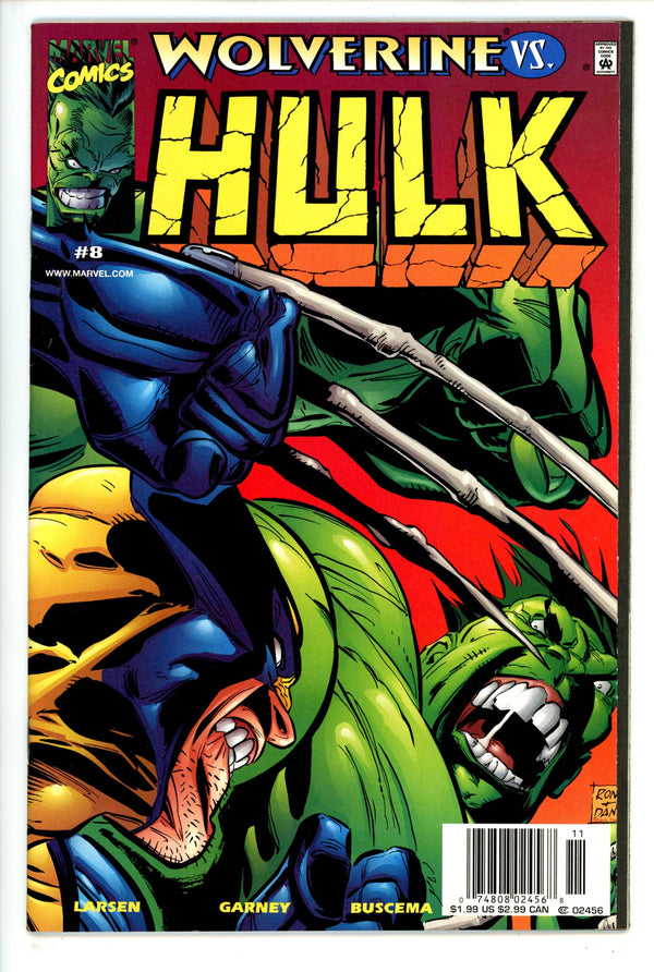 Hulk Vol 2 8 Newsstand VF-