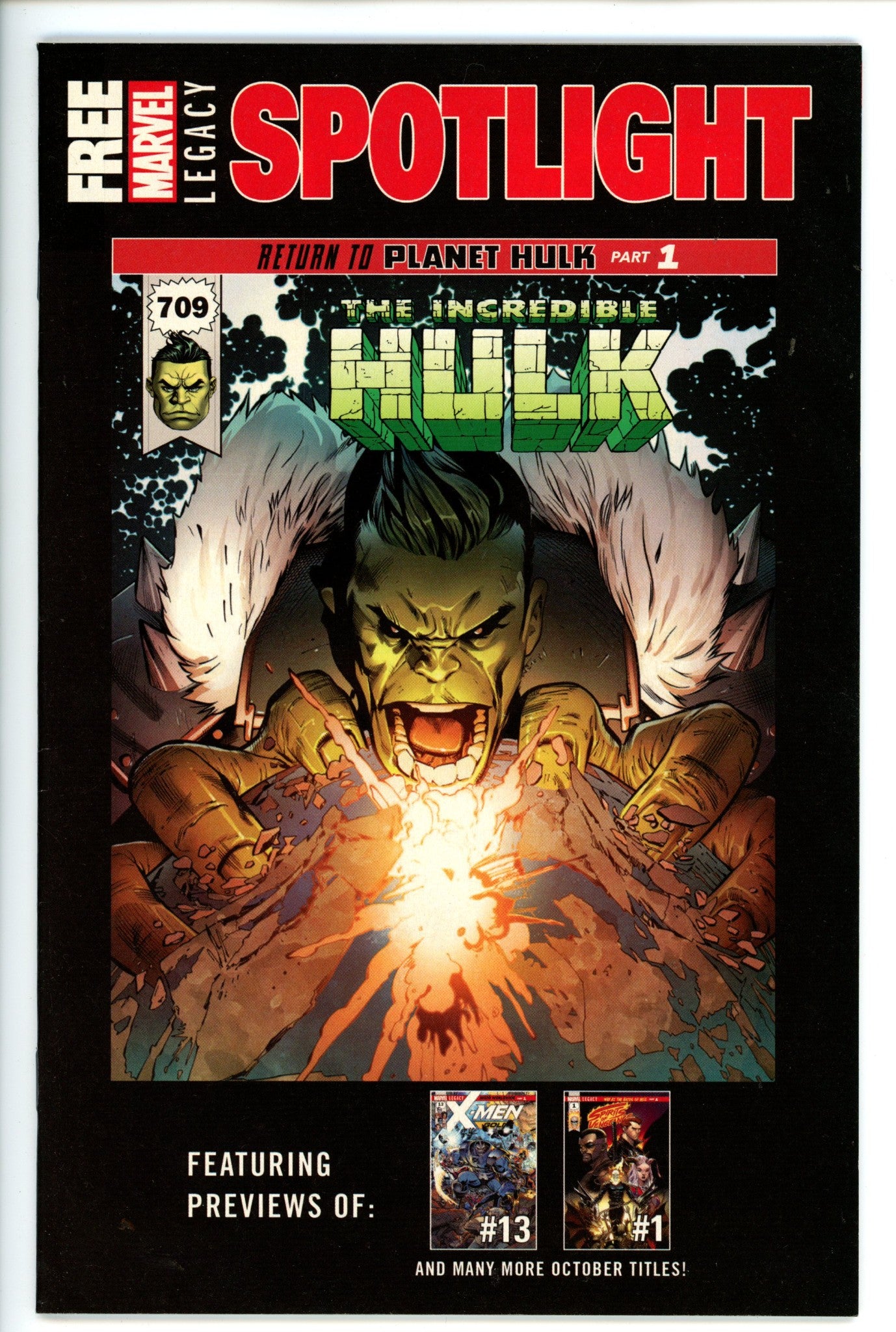 Free Legacy Previews Spotligth 1-Marvel-CaptCan Comics Inc