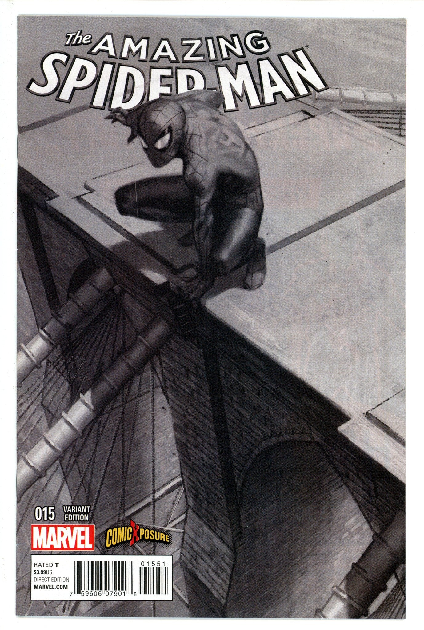 The Amazing Spider-Man Vol 3 15 Molina Black and White Variant NM