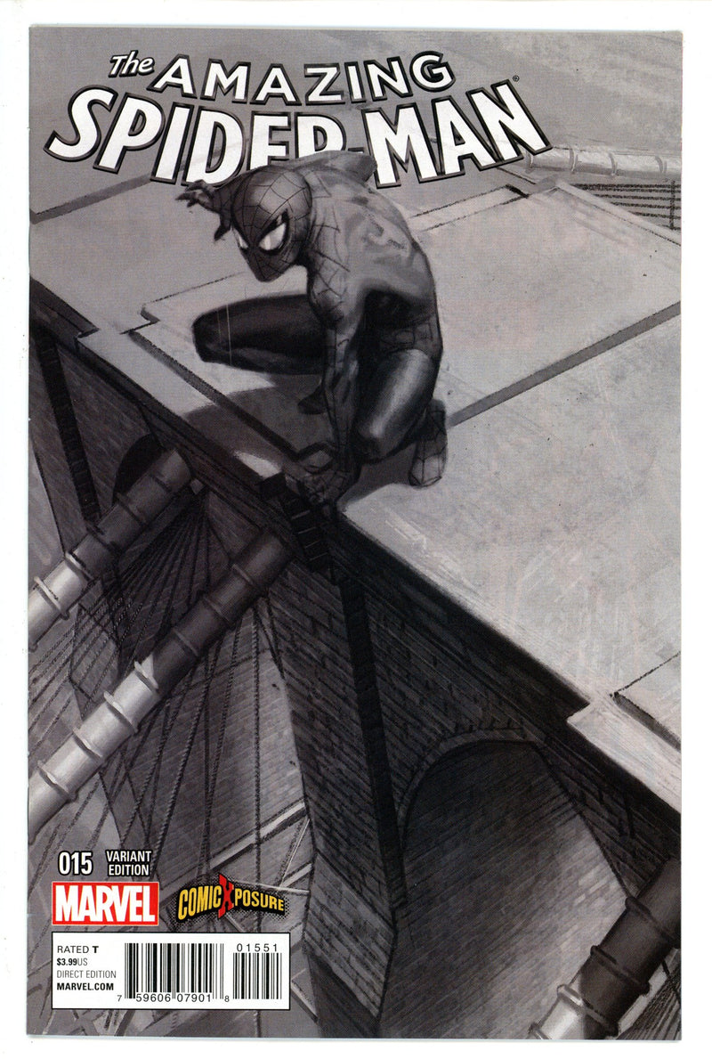 The Amazing Spider-Man Vol 3 15 Molina Black and White Variant NM