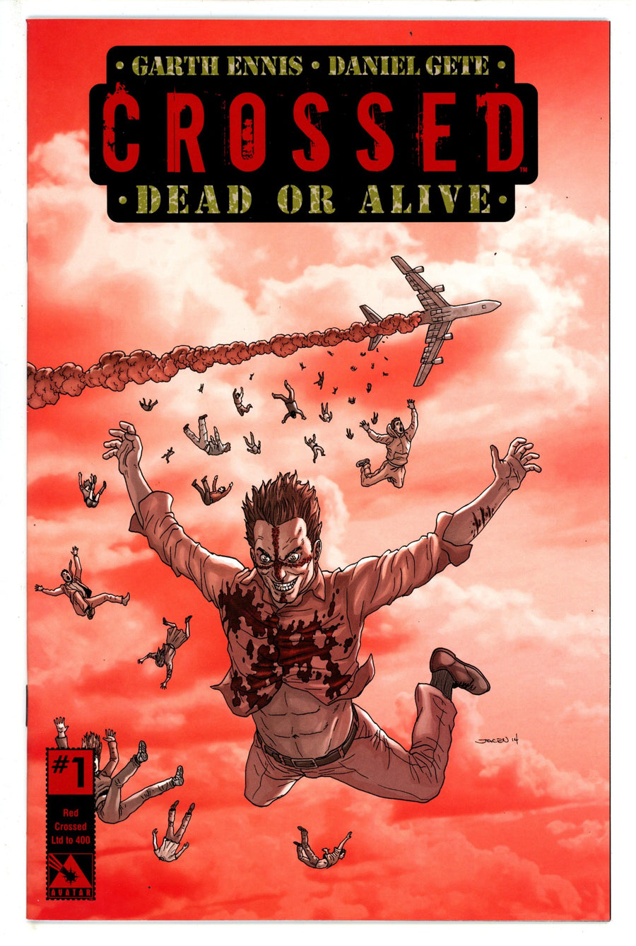 Crossed: Dead or Alive 1 Red Crossed Variant NM+ (2014)