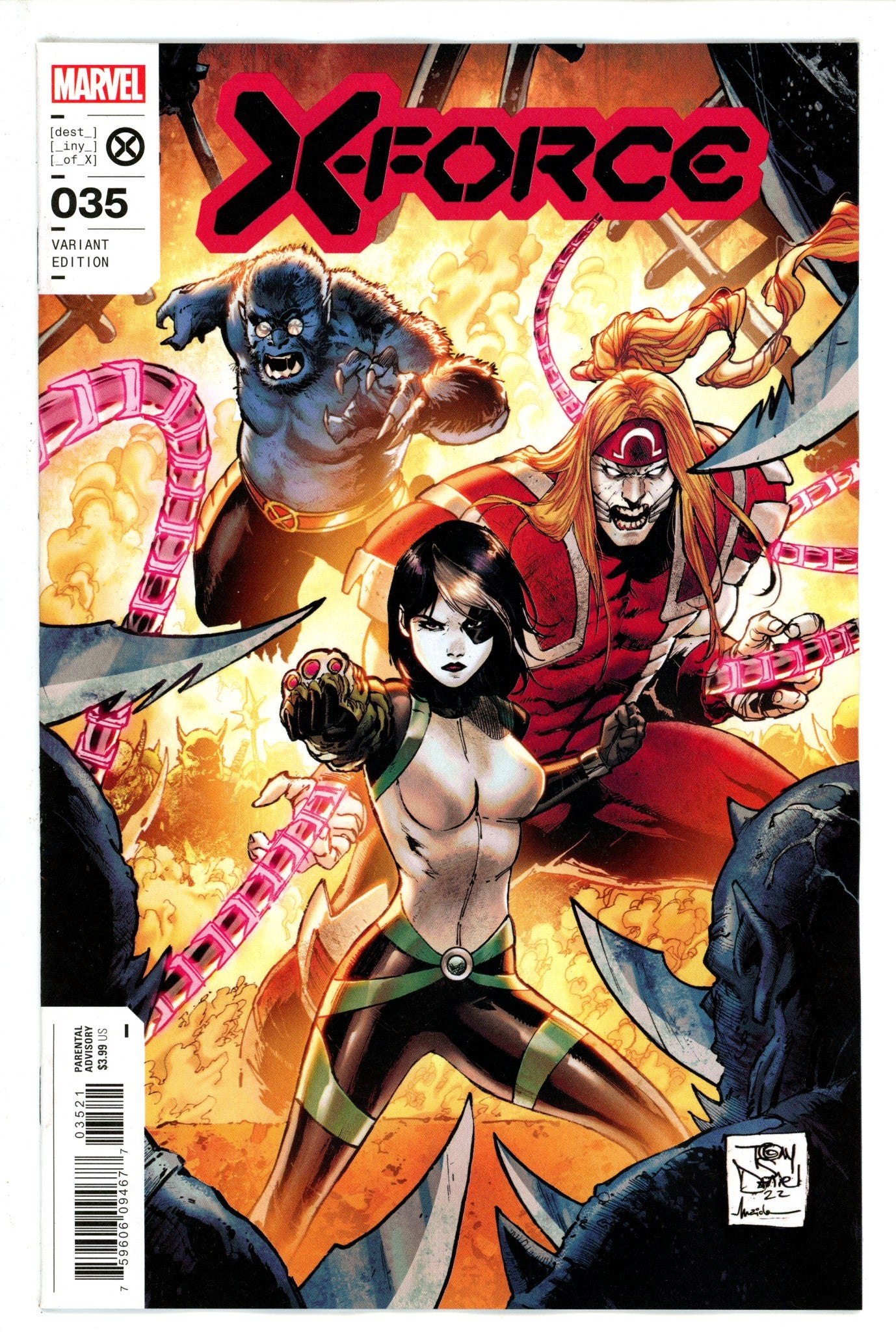 X-Force Vol 6 35 Daniel Variant