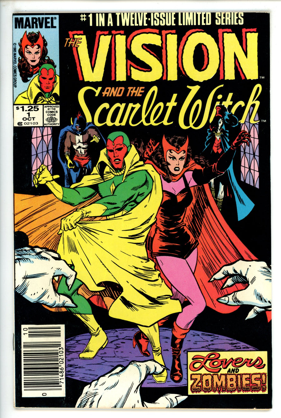 The Vision and the Scarlet Witch Vol 2 1 Newsstand VF/NM (1985)