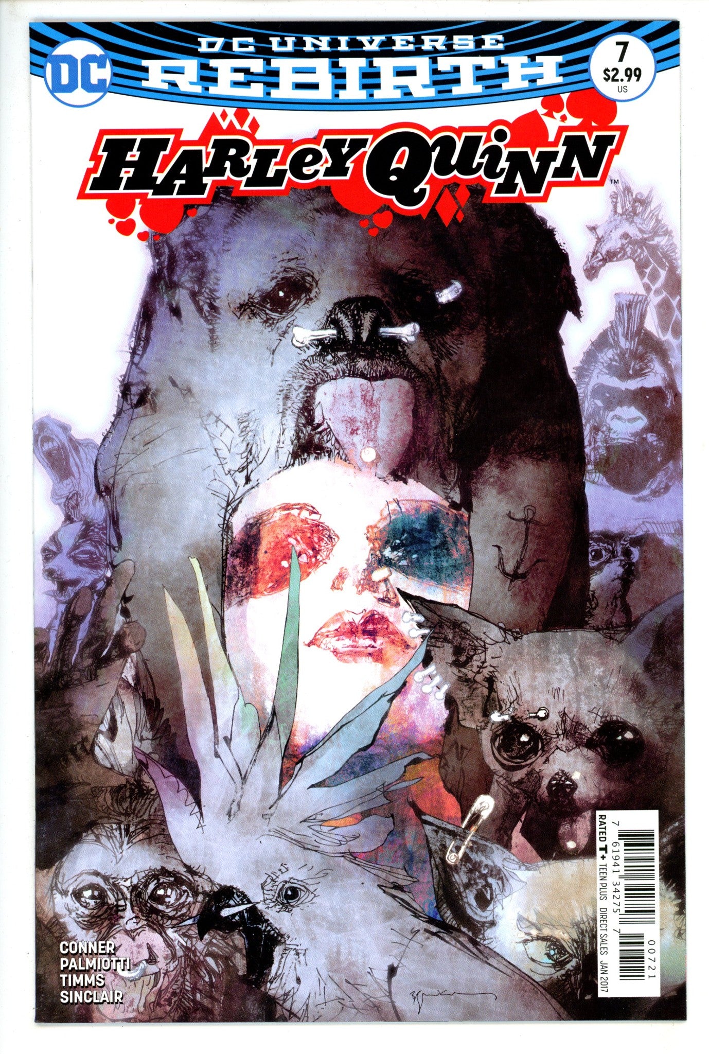 Harley Quinn Vol 3 7 SIenkiewicz Variant